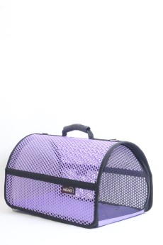 Migno Pet - 0542 220 38 06 | MİGNO FLYBAG Voyager Fileli Model Kedi Köpek Taşıma Çantaları - Mor