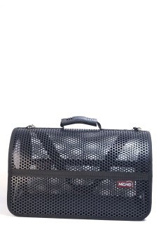 Migno Pet - 0542 220 38 06 | MİGNO FLYBAG Voyager Fileli Model Kedi Köpek Taşıma Çantaları - Siyah