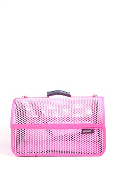 Migno Pet - 0542 220 38 06 | MİGNO FLYBAG Voyager Fileli Model Kedi Köpek Taşıma Çantaları - Pembe