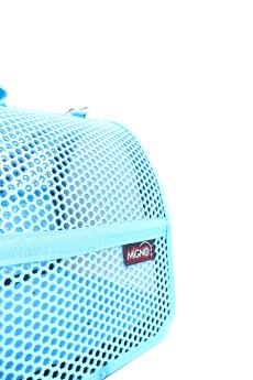 Migno Pet - 0542 220 38 06 | MİGNO FLYBAG Voyager Fileli Model Kedi Köpek Taşıma Çantaları - Turkuaz