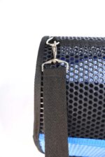 MİGNO FLYBAG Voyager Fileli Model Kedi Köpek Taşıma Çantaları - Mavi-Siyah - Görsel 5