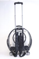 MİGNO Büyük Fileli Model Kedi Köpek Taşıma Çantası Siyah - Gri - Görsel 4