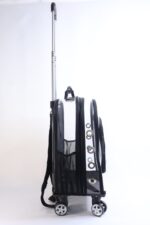 MİGNO Prestige Model Şeffaf Kedi Köpek Taşıma Çantaları Büyük - Siyah - Görsel 3