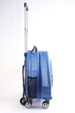 MİGNO Büyük Fileli Model Kedi Köpek Taşıma Çantası Mavi - Görsel 3