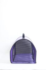 MİGNO FLYBAG Voyager Fileli-Şeffaf Model Kedi Köpek Taşıma Çantaları - Mor - Görsel 2