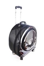 MİGNO Jumbo Model Kedi Köpek Taşıma Çantası Fileli Siyah - Görsel 3