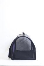 MİGNO FLYBAG Voyager Fileli Model Kedi Köpek Taşıma Çantaları - Siyah - Mor - Görsel 3
