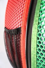 MİGNO Küçük Fileli Model Kedi Köpek Taşıma Çantası Yeşil - Kırmızı - Görsel 5