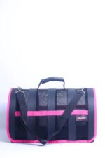 MİGNO Astra Fileli Model Kedi Köpek Taşıma Çantaları - Pembe - Görsel 4