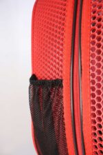 MİGNO Prestige Model Fileli Kedi Köpek Taşıma Çantaları Büyük - Kırmızı - Görsel 5