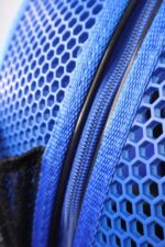 MİGNO Space Model Kedi Köpek Taşıma Çantası Fileli Mavi - Görsel 5