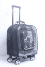 MİGNO PRIME Fileli Model Kedi Köpek Taşıma Çantaları - Siyah - Görsel 2