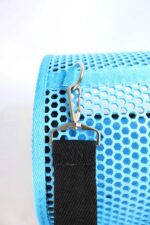 MİGNO FLYBAG Voyager Fileli-Şeffaf Model Kedi Köpek Taşıma Çantaları - Turkuaz - Görsel 5