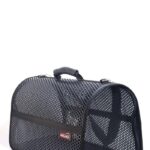 MİGNO FLYBAG Voyager Fileli Model Kedi Köpek Taşıma Çantaları - Siyah