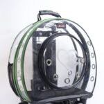 MİGNO Büyük Şeffaf Model Kedi Köpek Taşıma Çantası Yeşil