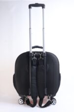 MİGNO Prestige Model Fileli-Şeffaf Kedi Köpek Taşıma Çantaları Büyük - Turuncu - Görsel 5