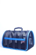MİGNO Astra Fileli Model Kedi Köpek Taşıma Çantaları - Mavi - Görsel 2