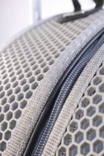 MİGNO Space Model Kedi Köpek Taşıma Çantası Fileli Gri - Görsel 5