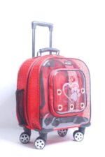 MİGNO PRIME Fileli Model Kedi Köpek Taşıma Çantaları - Kırmızı - Görsel 2