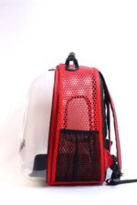 MİGNO Zenith Astronot Model Kedi Köpek Taşıma Çantaları - Kırmızı - Görsel 4