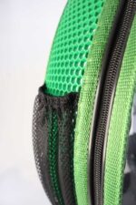 MİGNO Büyük Şeffaf - Fileli Model Kedi Köpek Taşıma Çantası Yeşil - Görsel 5