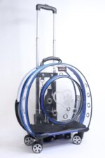 MİGNO Küçük Şeffaf Model Kedi Köpek Taşıma Çantası Mavi - Görsel 2