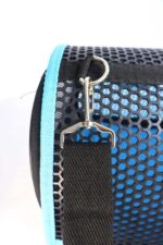 MİGNO FLYBAG Voyager Fileli Model Kedi Köpek Taşıma Çantaları - Turkuaz-Siyah - Görsel 5