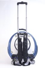 MİGNO Büyük Fileli Model Kedi Köpek Taşıma Çantası Mavi - Görsel 4