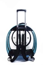 MİGNO Jumbo Model Kedi Köpek Taşıma Çantası Fileli Turkuaz - Görsel 4