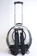 MİGNO Küçük Şeffaf Model Kedi Köpek Taşıma Çantası Yeşil - Görsel 4