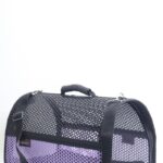 MİGNO FLYBAG Voyager Fileli Model Kedi Köpek Taşıma Çantaları - Siyah - Mor