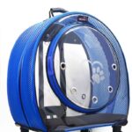 MİGNO Jumbo Model Kedi Köpek Taşıma Çantası Fileli Mavi