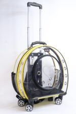 MİGNO Küçük Şeffaf Model Kedi Köpek Taşıma Çantası Sarı - Görsel 2