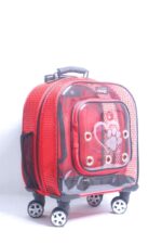 MİGNO PRIME Fileli Model Kedi Köpek Taşıma Çantaları - Kırmızı