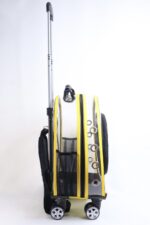 MİGNO Büyük Şeffaf Model Kedi Köpek Taşıma Çantası Sarı - Görsel 3