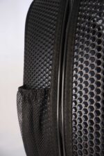 MİGNO Prestige Model Fileli Kedi Köpek Taşıma Çantaları Küçük - Siyah - Görsel 5