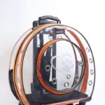 MİGNO Küçük Şeffaf Model Kedi Köpek Taşıma Çantası Turuncu