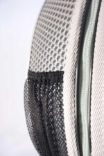 MİGNO Büyük Şeffaf - Fileli Model Kedi Köpek Taşıma Çantası Gri - Görsel 5