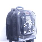 MİGNO PRIME Fileli Model Kedi Köpek Taşıma Çantaları - Siyah