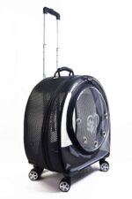 MİGNO Jumbo Model Kedi Köpek Taşıma Çantası Fileli Siyah - Görsel 2