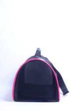 MİGNO Astra Fileli Model Kedi Köpek Taşıma Çantaları - Pembe - Görsel 3