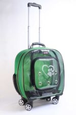 MİGNO Prestige Model Fileli Kedi Köpek Taşıma Çantaları Büyük - Yeşil - Görsel 2