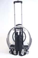 MİGNO Küçük Fileli Model Kedi Köpek Taşıma Çantası Gri - Görsel 4