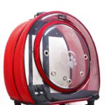 MİGNO Jumbo Model Kedi Köpek Taşıma Çantası Fileli Kırmızı