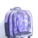 MİGNO PRIME Fileli Model Kedi Köpek Taşıma Çantaları - Mor