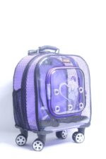 MİGNO PRIME Fileli Model Kedi Köpek Taşıma Çantaları - Mor