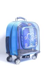 MİGNO PRIME Fileli Model Kedi Köpek Taşıma Çantaları - Mavi