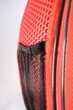 MİGNO Büyük Şeffaf- Fileli Model Kedi Köpek Taşıma Çantası Kırmızı - Görsel 5