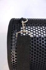 MİGNO FLYBAG Voyager Fileli-Şeffaf Model Kedi Köpek Taşıma Çantaları - Siyah - Görsel 5