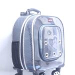 MİGNO PRIME Fileli Model Kedi Köpek Taşıma Çantaları - Gri